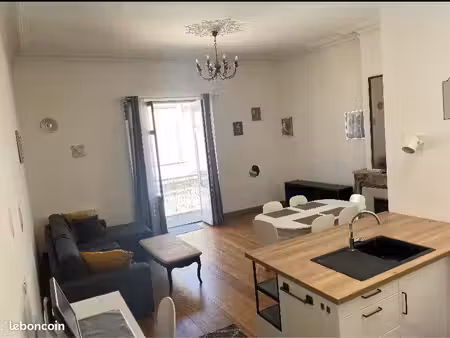appartement t2 meublé 60m2 + balcon