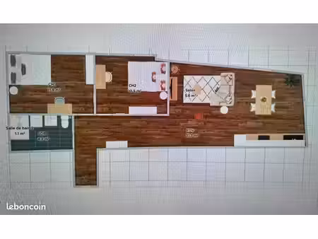 appartement t3 rénové de 65 m² à saint-brandan (22800)