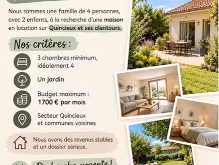 recherche maison en location