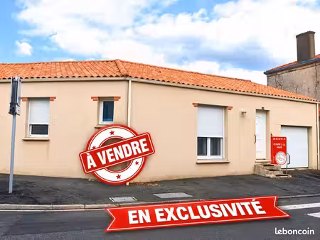 a vendre montaigu-vendée – la guyonnière maison quasi de plain-pied – 2 chambres + bureau 