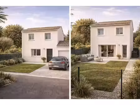 terrain avec maison neuf à vendre