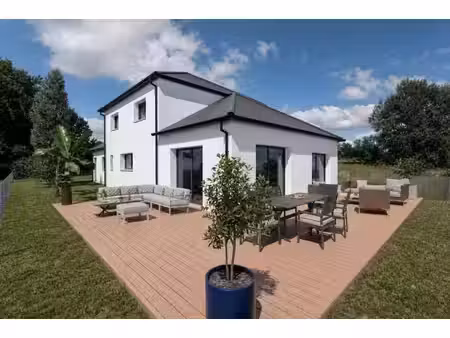 terrain avec maison neuf à vendre