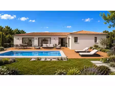 terrain avec maison neuf à vendre