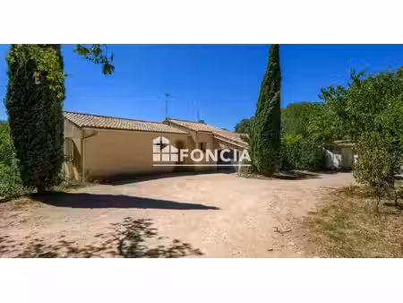 aubussargues - maison 82 m2 de plain pied avec grand terrain de 1500 m2
