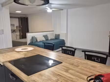 grand studio meublé rénové