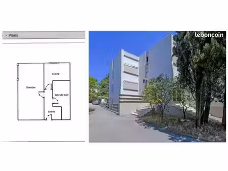 t1 meublé de 30m2 - montpellier hôpitaux-facultés