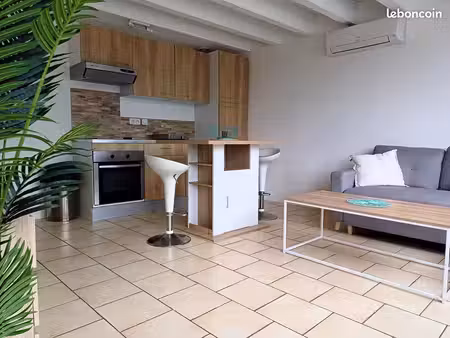 t2 en duplex très lumineux  parking et terrasse  au calme