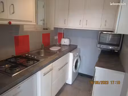 pour 2 à 8 mois t2 meublé avec vue mer