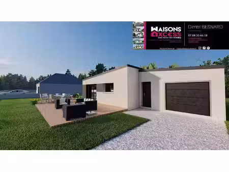 terrain avec maison neuf à vendre