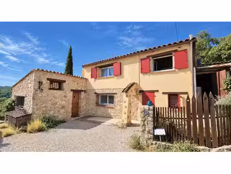 maison en pierres  de style fermette   totalement rénovée + chalet d'amis