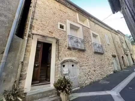 vente maison de village saint saturnin de lucian  72m² 4 pièces 110 000€ hérault