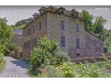 maison de maître en pierre 1863 à rénover - 247 m² - verger - marcillac-vallon