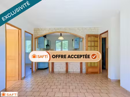 appartement 4 pièces 60m² + loggia fermée et cave