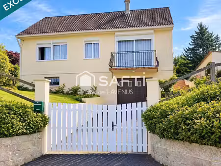 a chivres-val 02  jolie maison de plain pied avec 3 chambres sur sous-sol total  terrain d