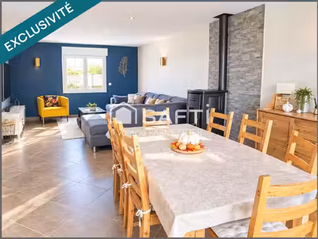 maison sur sous sol  4 chambres + bureau