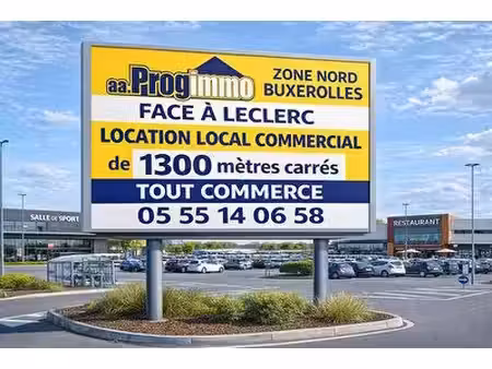 location commerce limoges 87280 1300m²