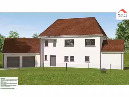 terrain avec maison neuf à vendre