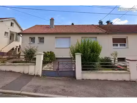 metz (57050)  limite ban-saint-martin – maison mitoyenne avec jardin et sous-sol partielle