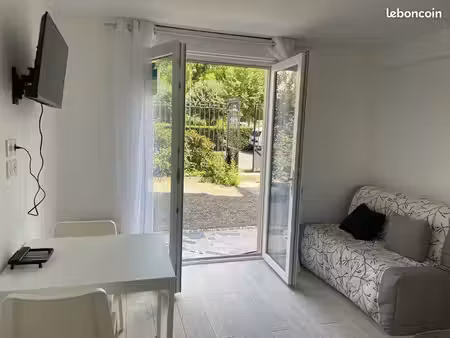 t1 bis en rdc avec extérieur parc des vignaux