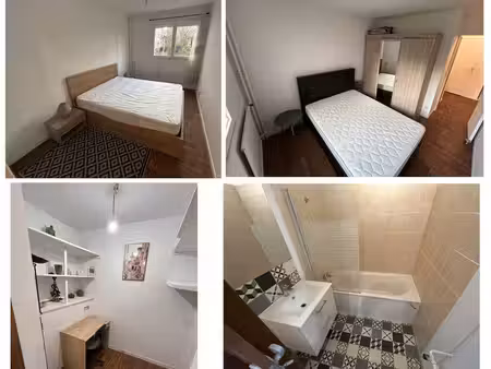 duplex t3 meublé avec jardin privatif