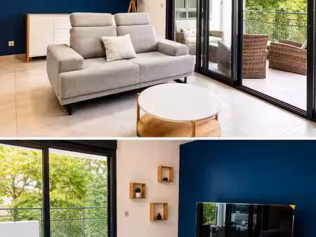location t2 meublé 58m2 avec terrasse
