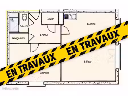 appartement 50 m² entièrement refait à neuf – rez-de-chaussée – senlis