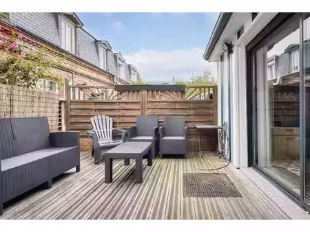 yportaise avec plage et commerces à pied/aucun travaux/meublé/terrasse