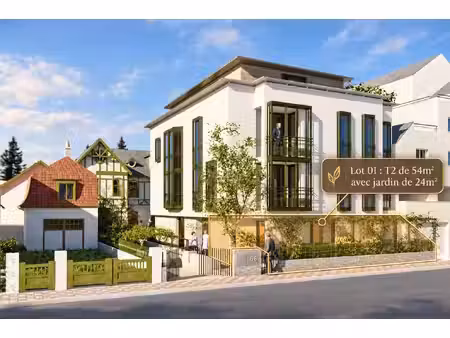 achat appartement 2 pièces 54m² le touquet paris plage 62520