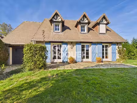 la saussaye - maison de 112 m²  3 chambres + bureau  terrain de 758 m² avec cheminée et po