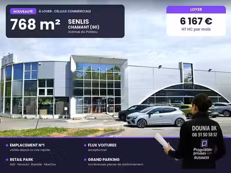 location commerce senlis 60300 768m²