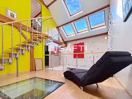 orgeval : un loft caché aux volumes spectaculaires.