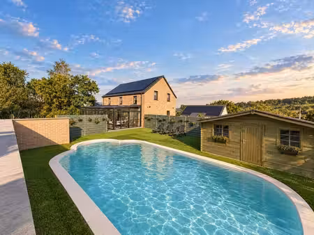 maison contemporaine 4 chambres + bureau avec piscine
