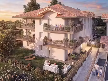 vente programme neuf t2  t3  t4 51 à 88 m² cervens (74550)