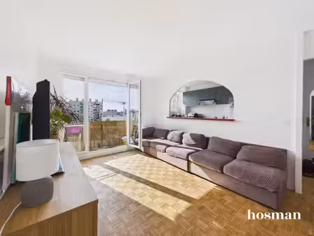 charmant 3 pièces de 52 m 2 - balcon - lumineux - métro maraichers - villa des pyrénées  p