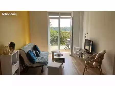 appartement t2 44 m² de plain pied avec terrasse et jardin