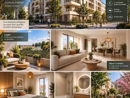vente appartement 3 pièces 68 m² à gagny (93220)  250 000 €