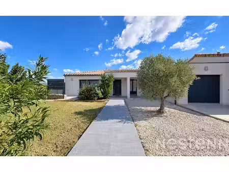 à 10 minutes au nord de carcassonne ? pavillon récent de plain-pied de 145 m² avec garage 