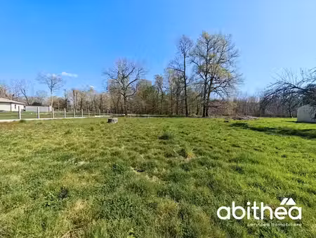 vente terrain 4087 m² à saint-ciers-d'abzac (33910)  80 000 €