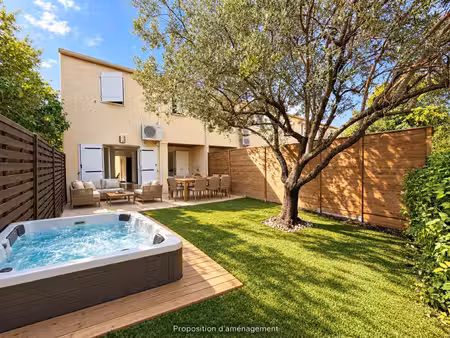 villa 3 chambres  terrasse jardin  garage  place de parking