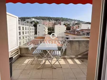 nice e.scoffier - t1/2 meuble + terrasse