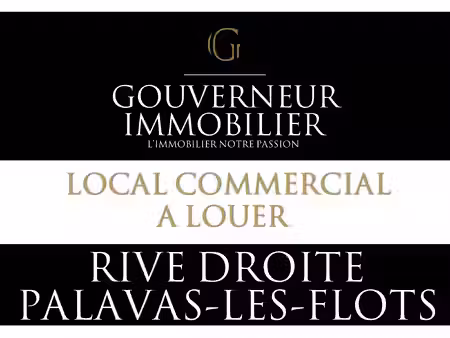 palavas rive droite - local commercial 3/6/9