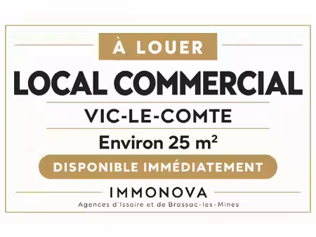 local commercial centre-ville vic le comte