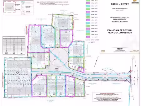 vente terrain 452 m² à breuil-le-vert (60600)  98 000 €