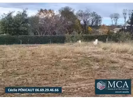 vente terrain 500 m² à saint-paul-lès-dax (40990)  115 000 €