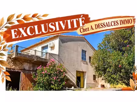 maison de village de 800m2 de terrain