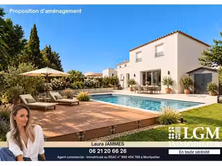 maison familiale de 111 m²  530 m² de terrain  piscinable  4 chambres  sans vis à vis