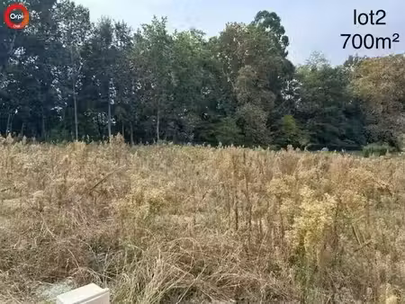 vente terrain 700 m² à lescar (64230)  213 000 €