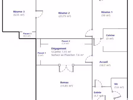 location local d’activités 83 m²