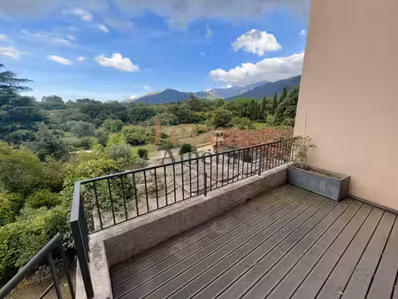 laroque des albères appartement t2 de standing avec jardin p