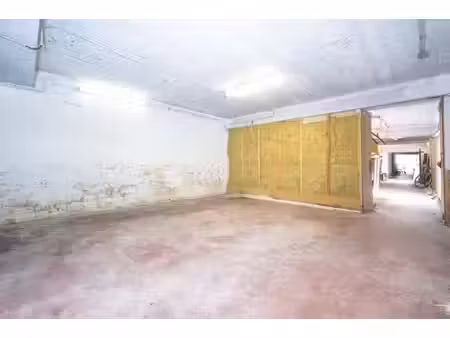 double affectation : parking ou entrepôt de ± 185 m²